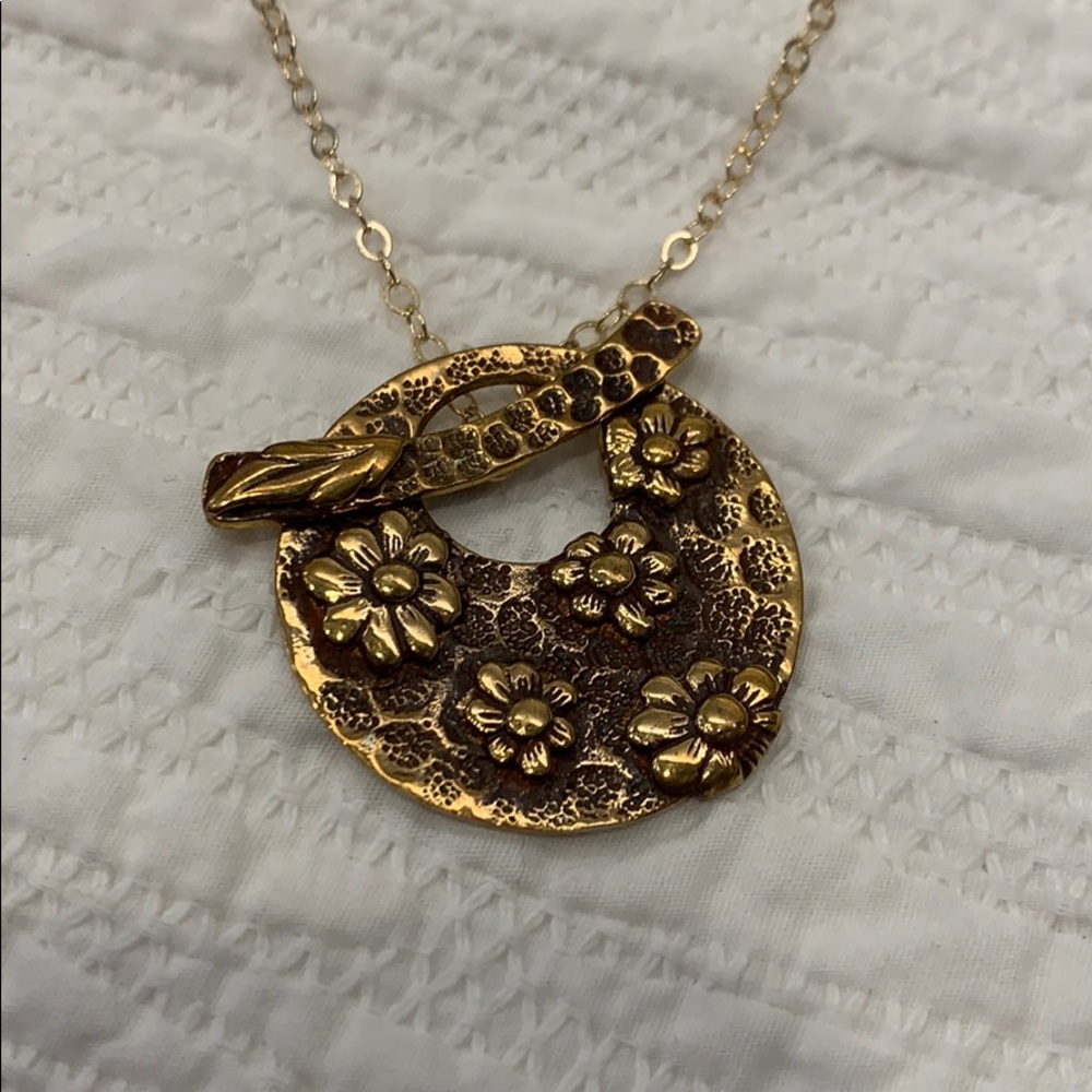 Gold plated necklace